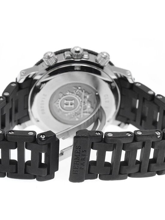 HERMES Clipper diver CL2.915 Chronograph black Dial Quartz Men\'s Watch_936011 main image 2